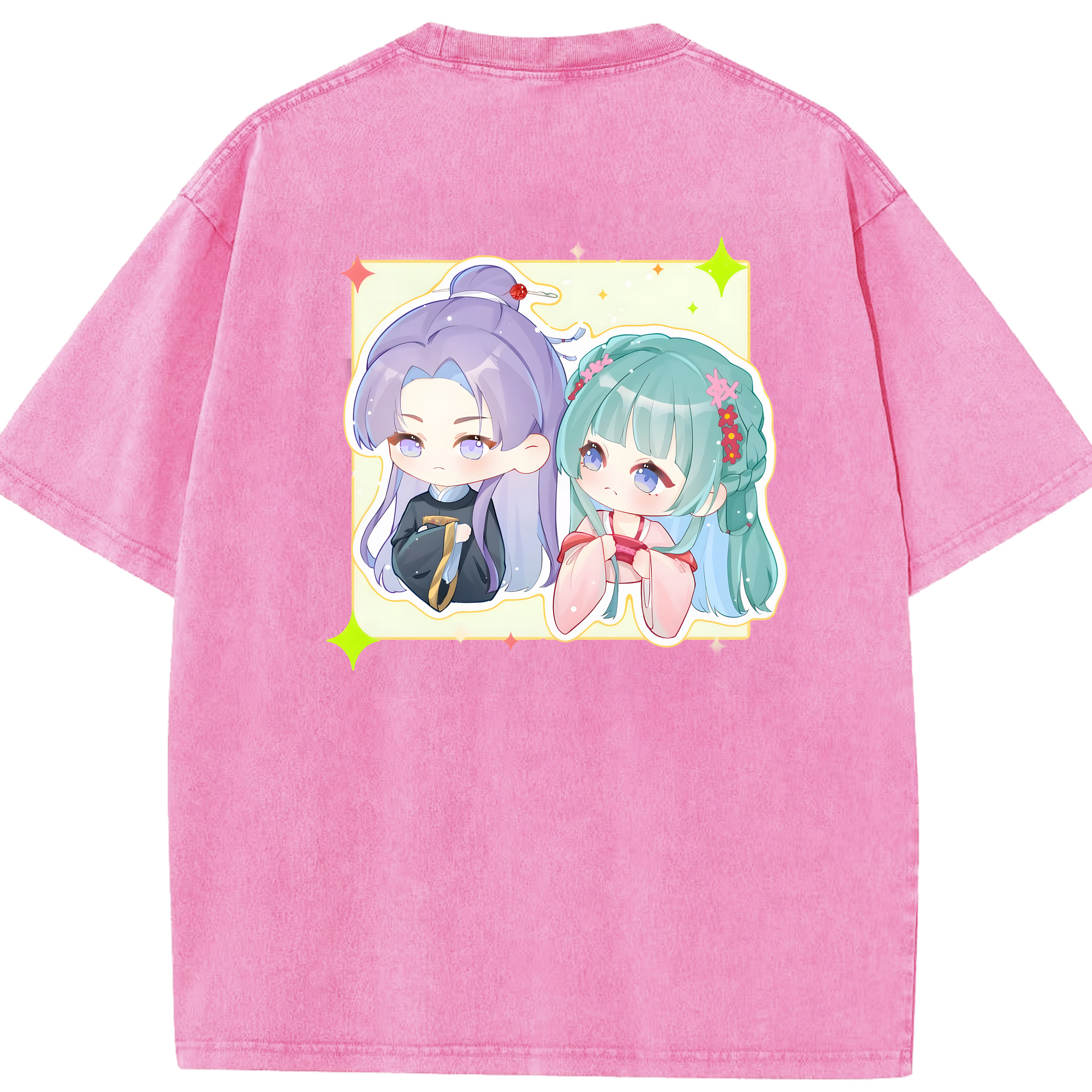 （画像用） 薬屋のひとりごと The Apothecary Diaries 綿100% ヴィンテージ風 半袖Tシャツ（背面プリント）